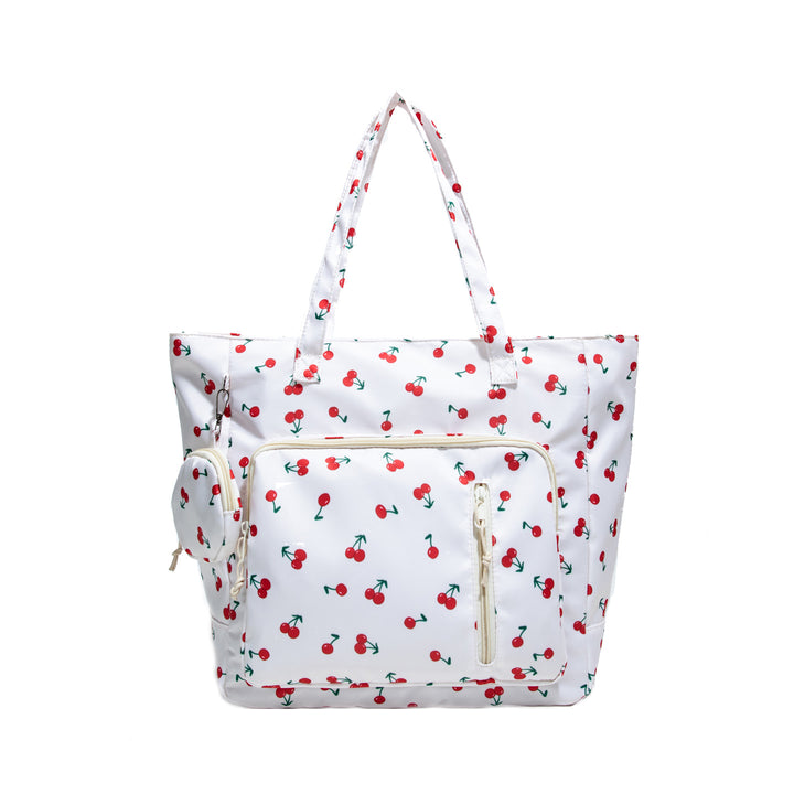 Functional Floral Print Tote Bag Kalsten