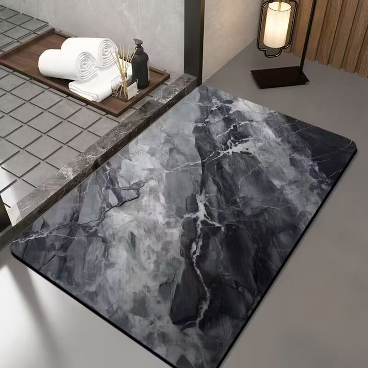 Luxurious Marble Design Bath Mat Kalsten