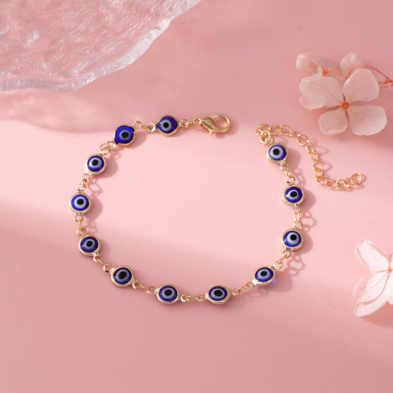 Decorative Evil Eye Charm Bracelet Kalsten