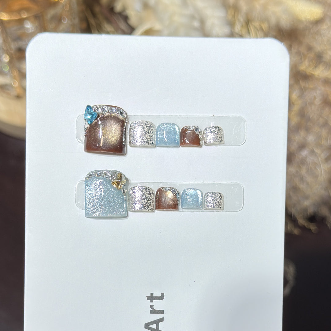 Decorative Crystal-Embellished Hair Clip Set Kalsten