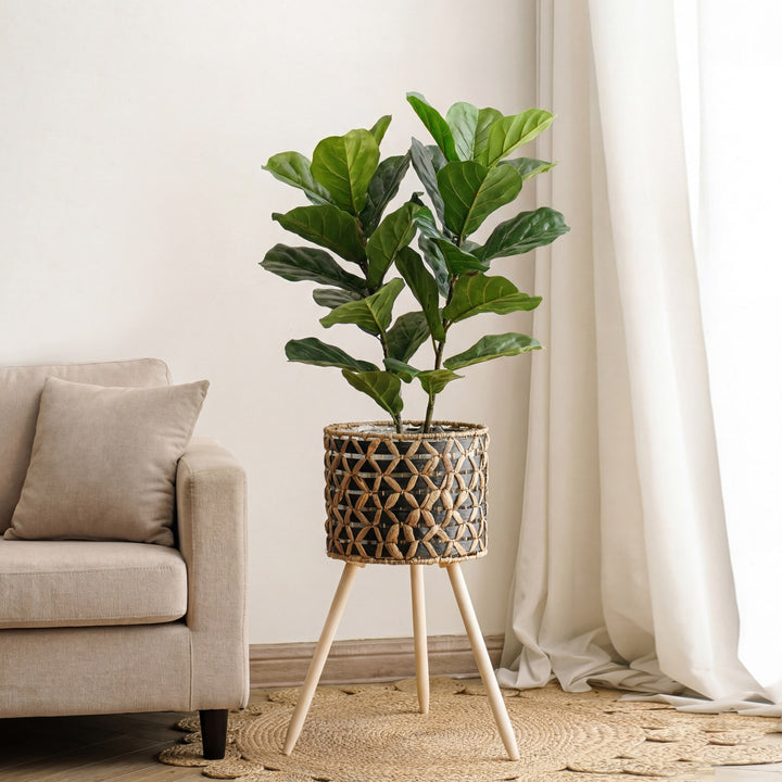 Plant stand made of braided material Kalsten