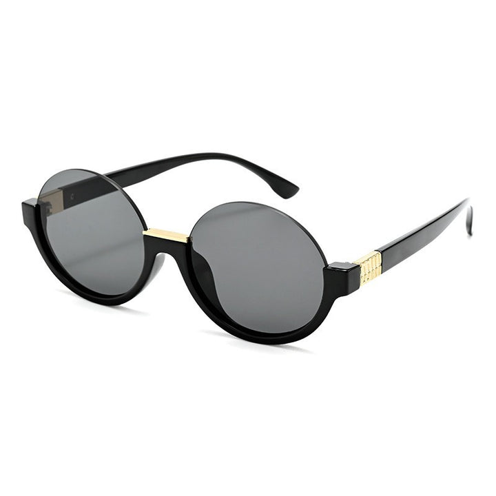 Women’s modern round sunglasses with elegant accents and UV protection Kalsten