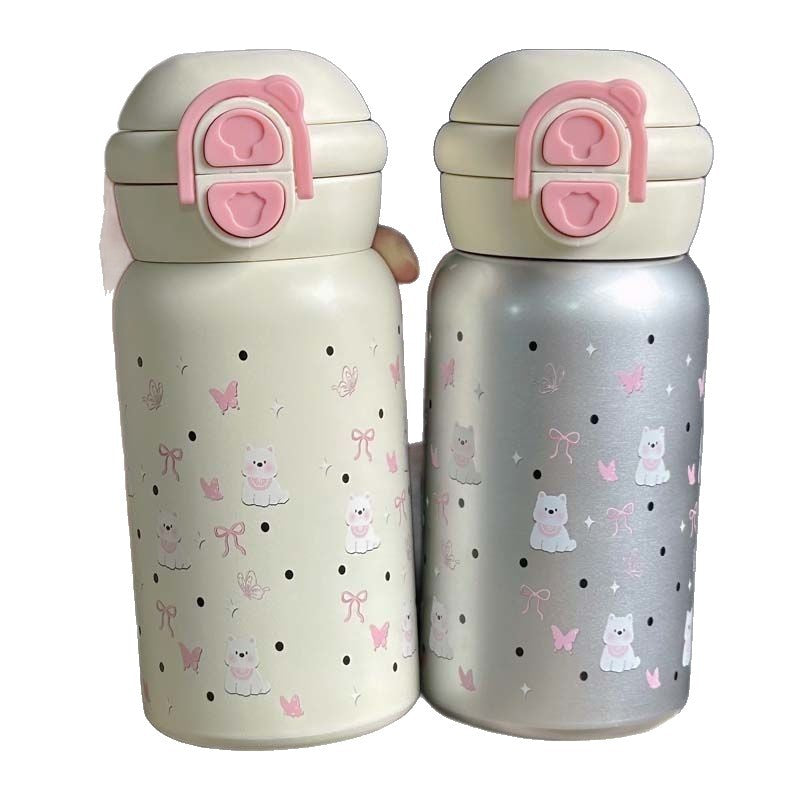 Ladies insulated drinking bottle with sweet Kalsten design