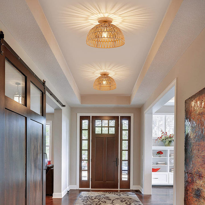 Bohemian Woven Ceiling Light
