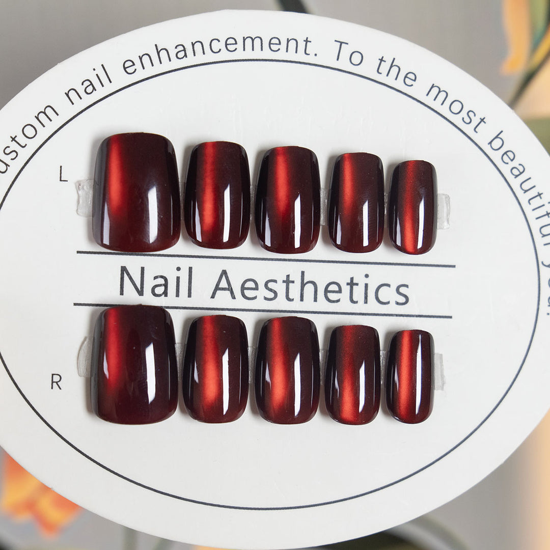 Glossy Gel Nail Art
