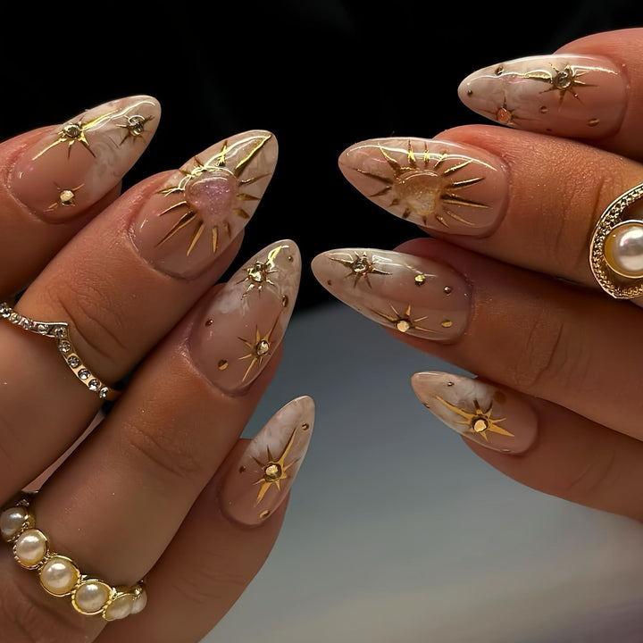 Chic Decorative Press-On Nail Art Kalsten