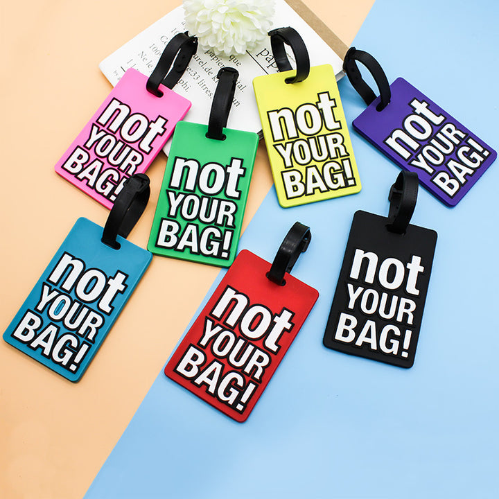 Unisex Luggage Tag with Eye-catching Message Kalsten
