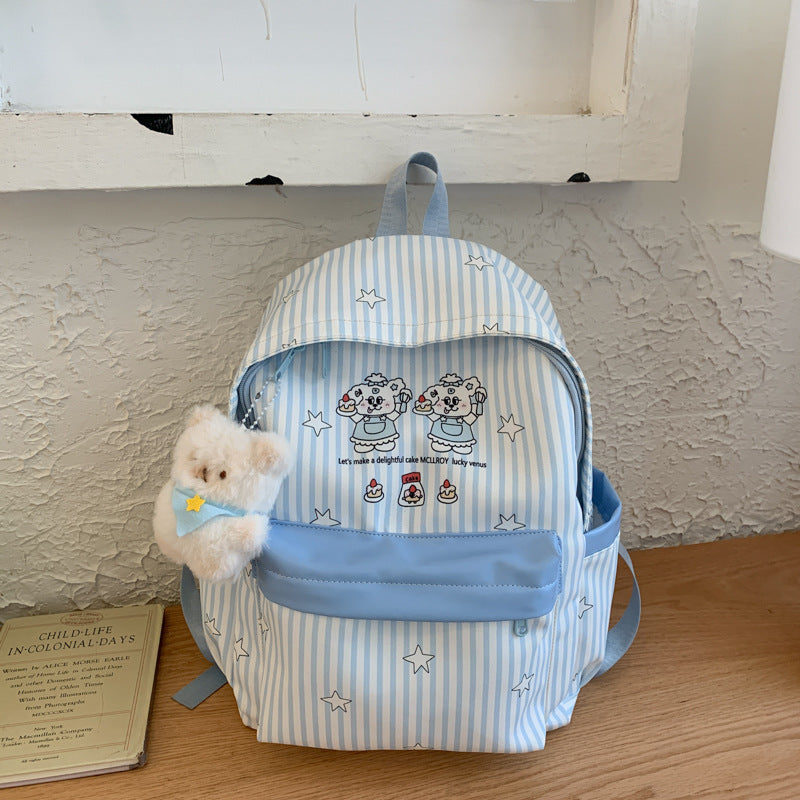 Backpack with Colorful Animal Design and Practical Compartments Kalsten