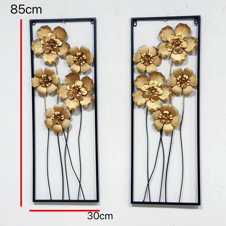Artistic Floral Wall Metal Decor Kalsten