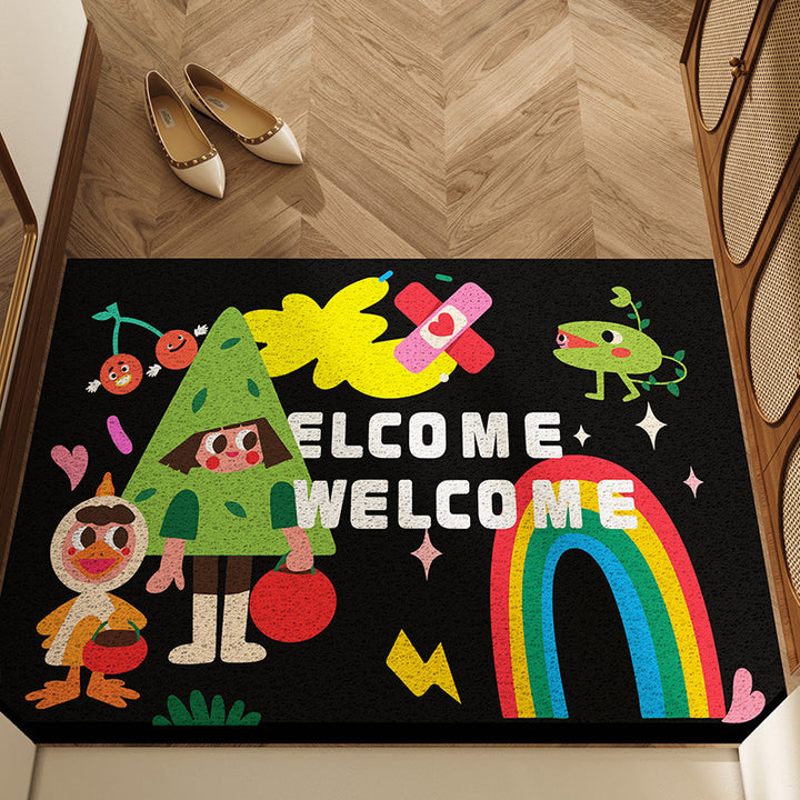 Decorative Heart Pattern Area Mat