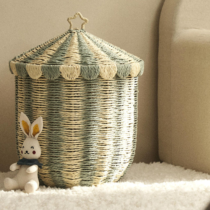 Decorative Woven Storage Canister Kalsten