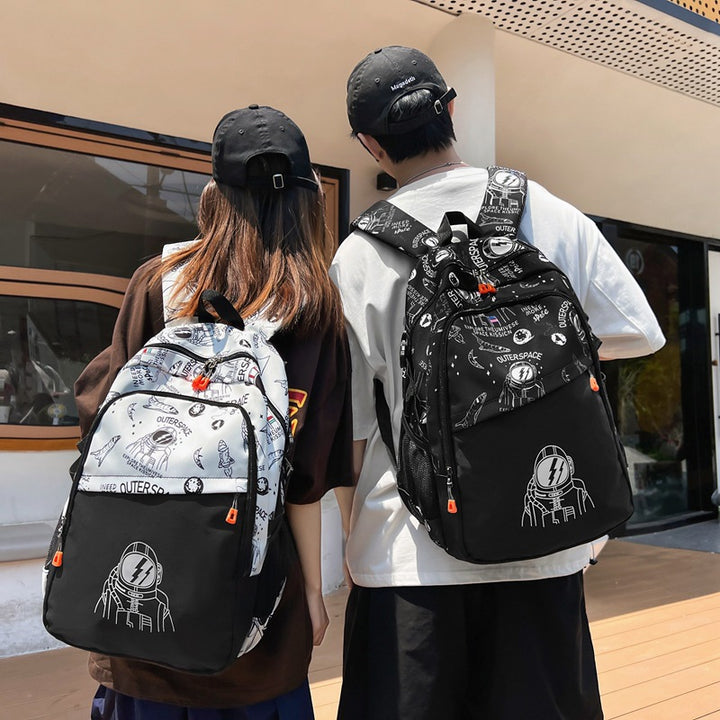 Adventure-Themed Graphic Backpack Kalsten