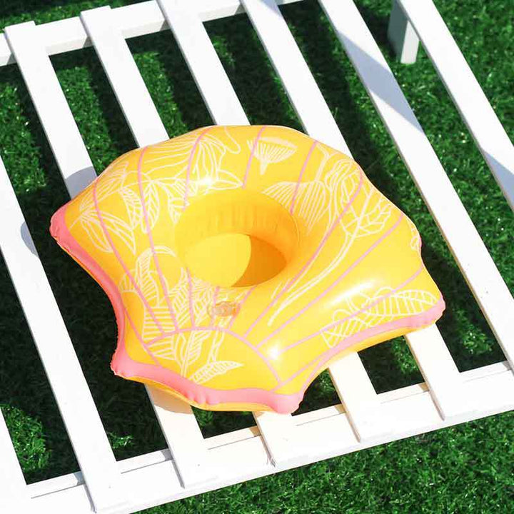 Women Inflatable Swim Ring with Floral Design Kalsten
