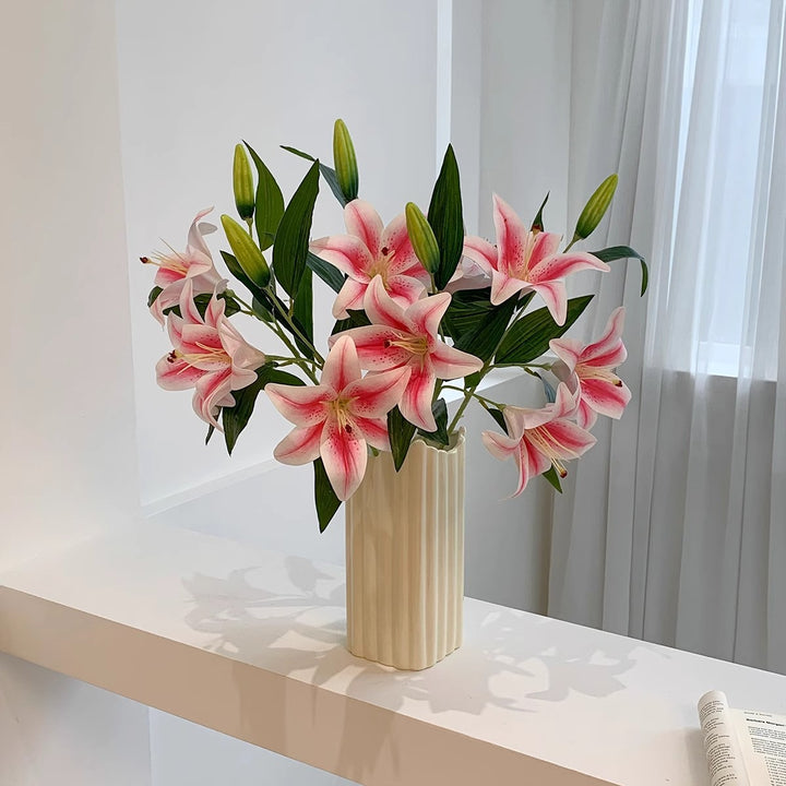 Artificial Lily Flower Bouquet