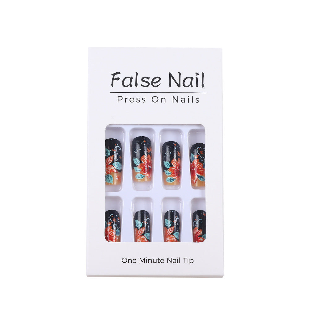 Creative nail art with floral design Kalsten