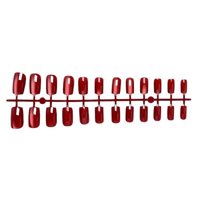 High-gloss artificial nails with modern design Kalsten