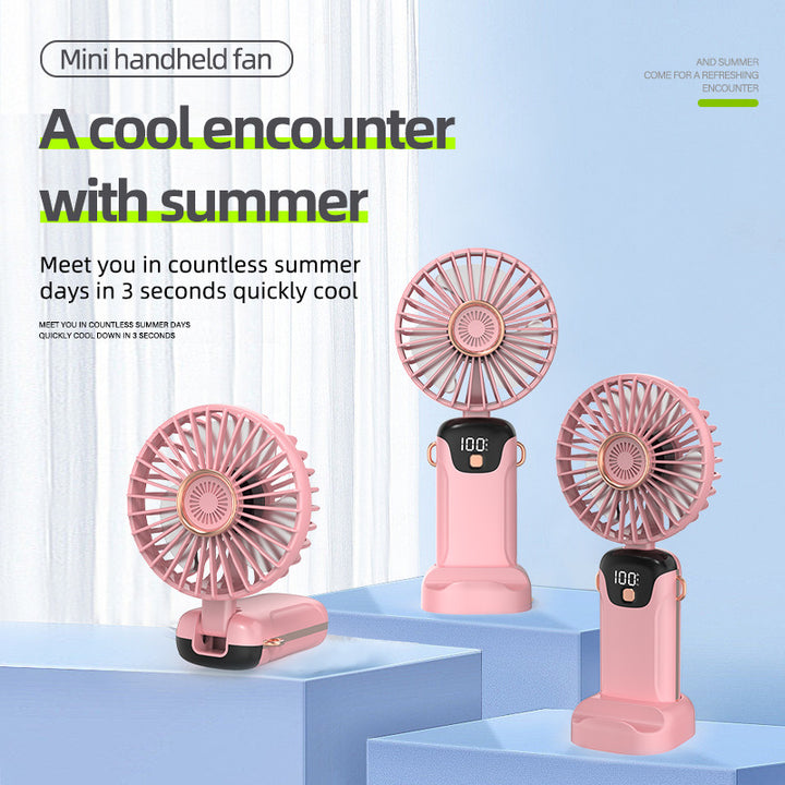 Unisex Portable Digital Handheld Mist Fan Kalsten