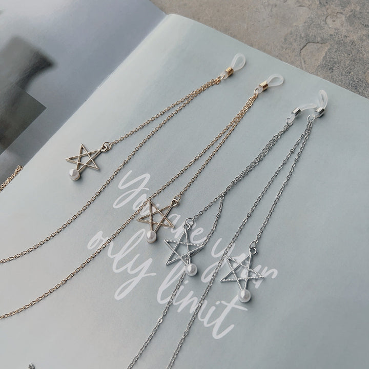 Star-Motif Eyewear Holder Chain Kalsten