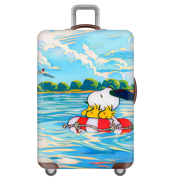 Unisex Hard-shell luggage with playful Snoopy motif Kalsten