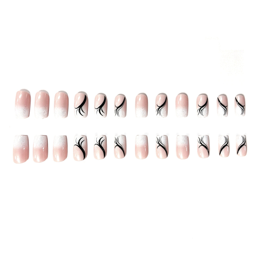 Elegant French Tip Acrylic Nail Enhancements Kalsten 1789915459