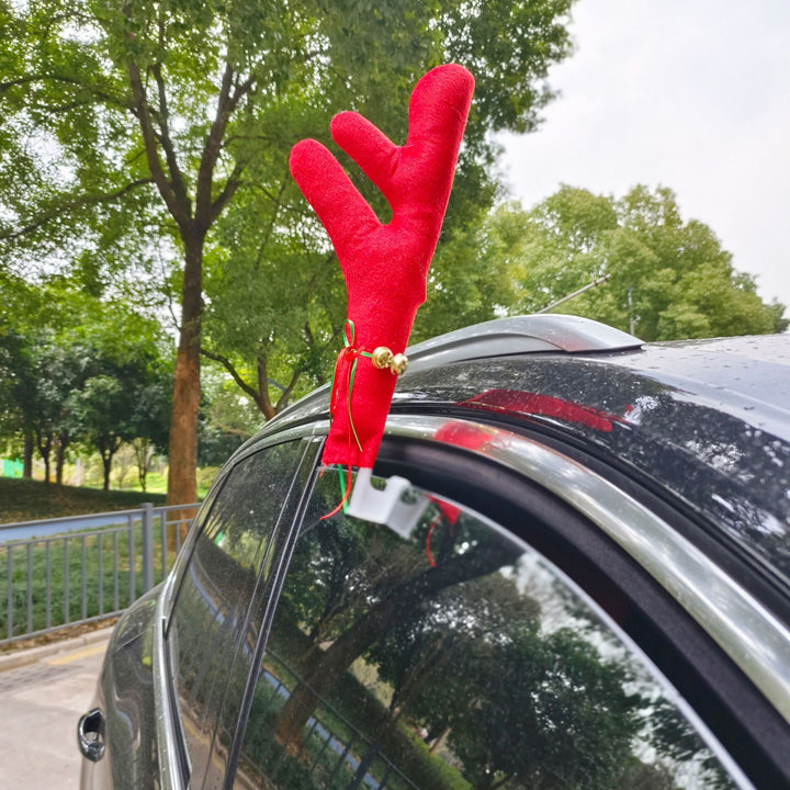 Funny Christmas Reindeer Antlers with Ball