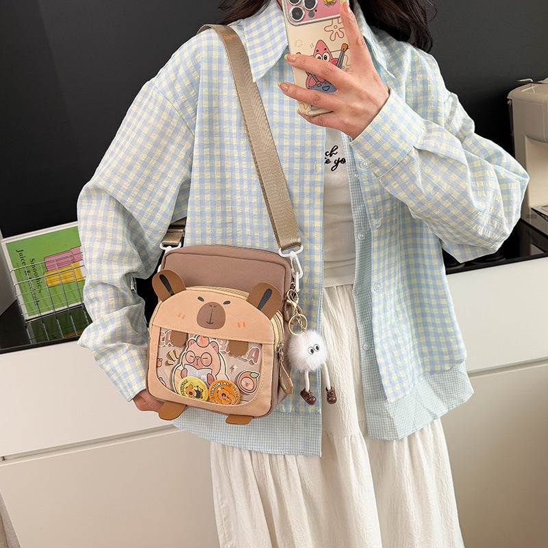 Cute Cartoon Bear Crossbody Bag