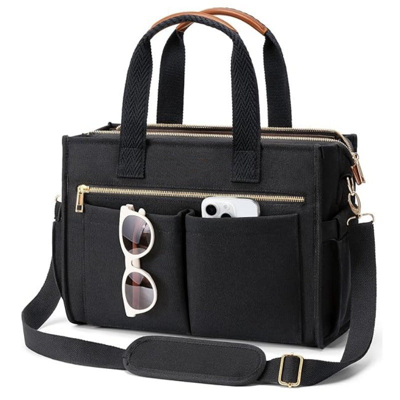 Elegant Handbag with Multiple Compartment System Kalsten
