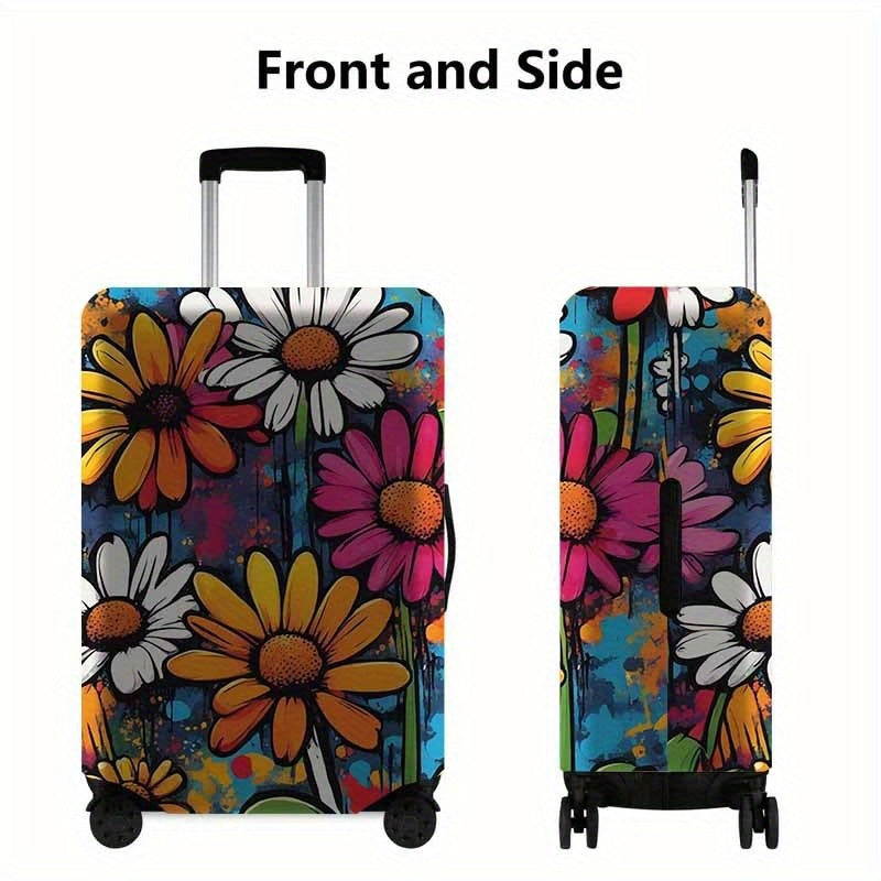 Women's hard-shell suitcase with creative floral print Kalsten