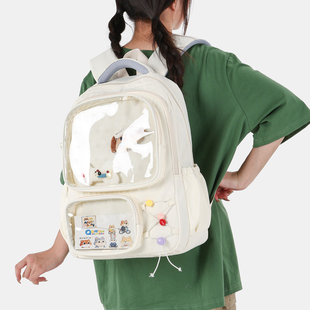 Playful Illustrated Dog-Themed Backpack Kalsten