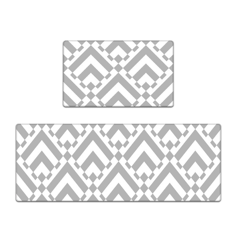 Geometric Pattern Kitchen Mat Set Kalsten 1791538328