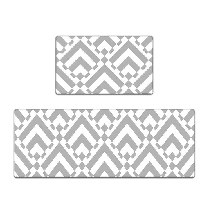 Geometric Pattern Kitchen Mat Set Kalsten 1791538328