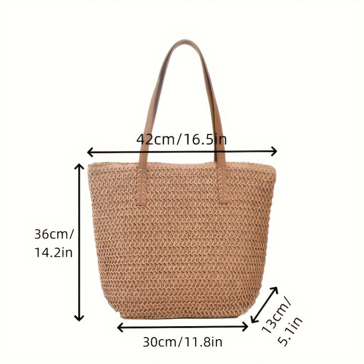 Handbag Made Of Naturally Braided Material Kalsten