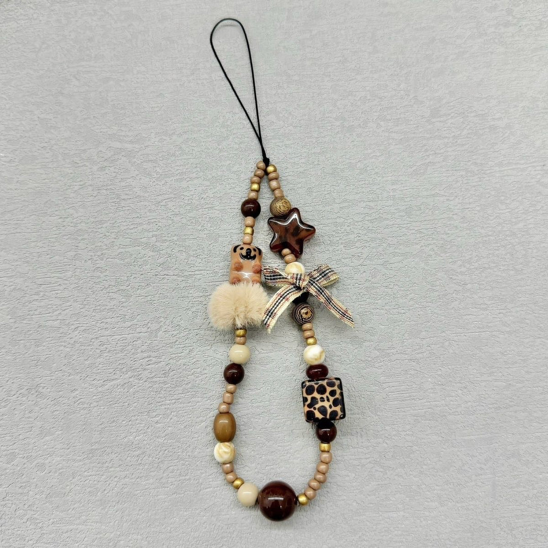 Decorative Beaded Charm Keychain Kalsten