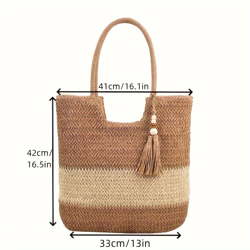 Trendy Braided Tote Bag Kalsten