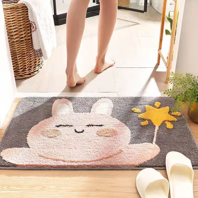 Fun Frog-Themed Bath Mat