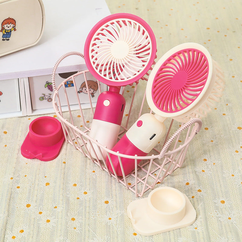 Ladies Portable Table Fan with USB Connection and Flexible Tilt Kalsten