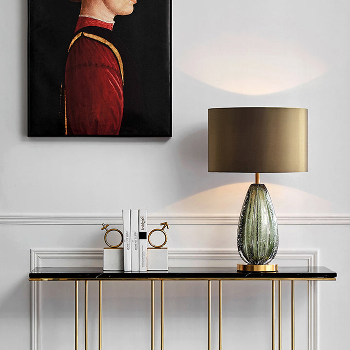 Modern Textured Glass Table Lamp
