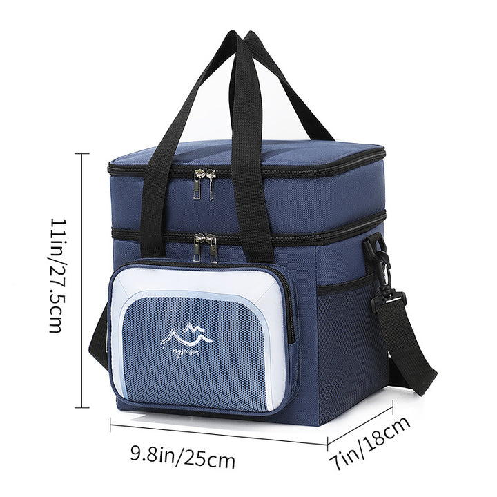 Multi-Compartment Insulated Lunch Cooler Bag Kalsten