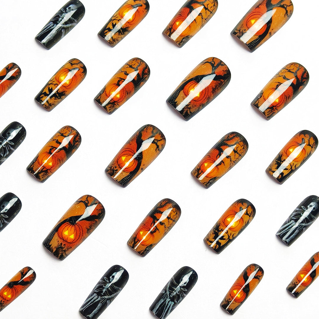Halloween-Themed Artistic Nail Art Kalsten