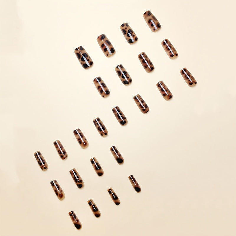 Animal Print Press-On Nails Kalsten