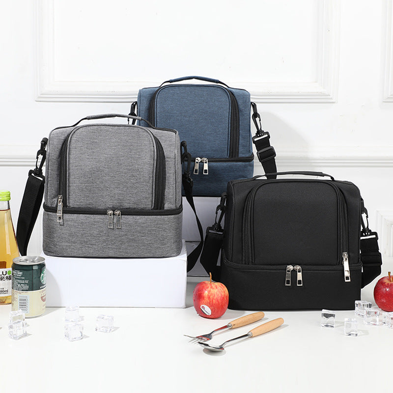 Insulated Lunch Bag with Multi-Functional Compartments