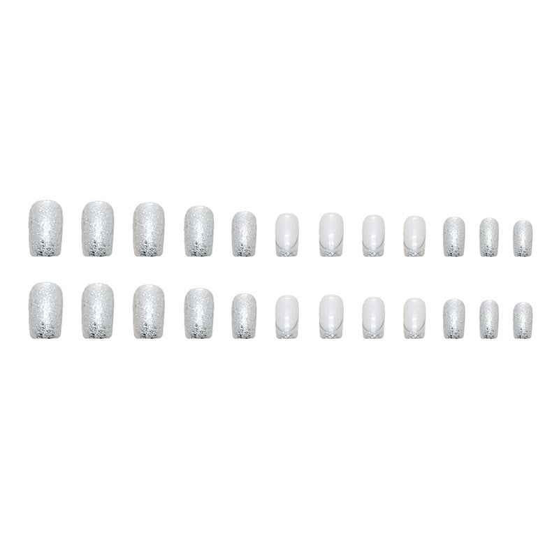 Elegant Crystal Accent Press-On Nail Tips Kalsten