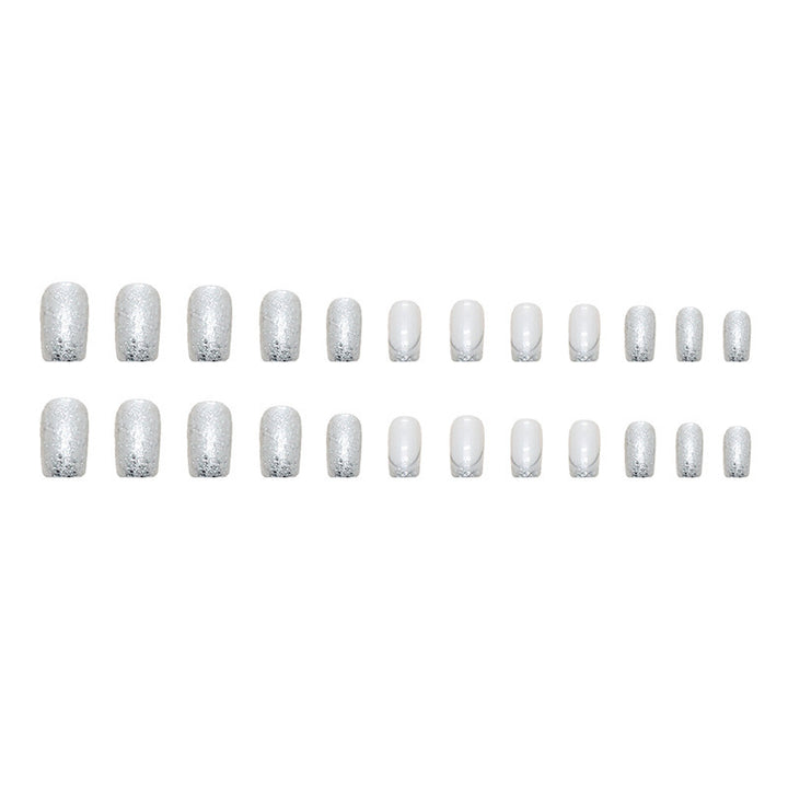 Elegant Crystal Accent Press-On Nail Tips Kalsten