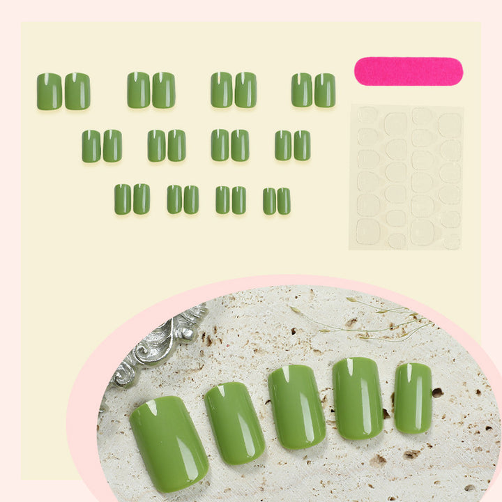 Acrylic nail set with shiny surfaces and perfect fit Kalsten