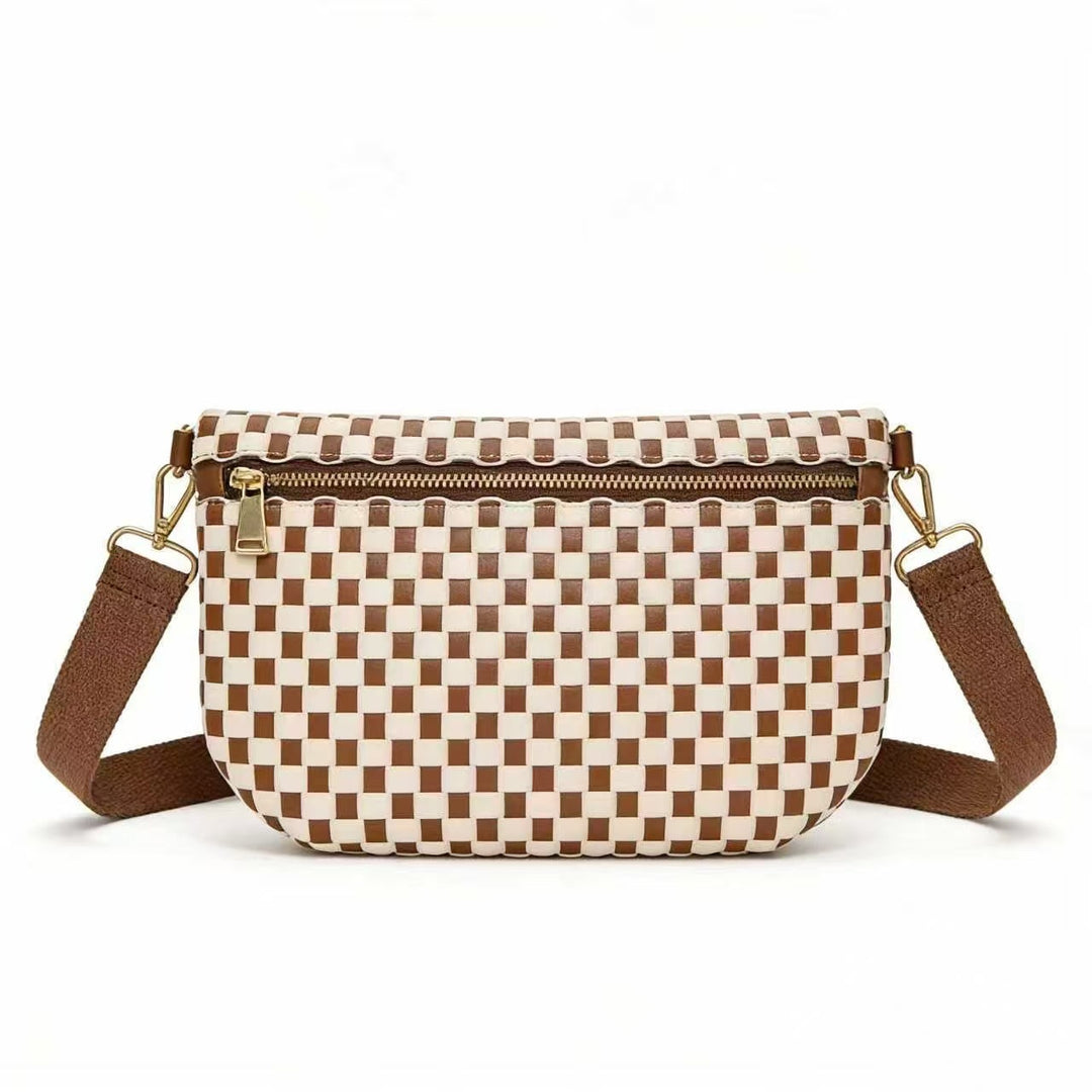 Stylish Woven Crossbody Bag Kalsten