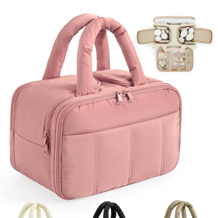 Cosmetic bag with organized compartments Kalsten