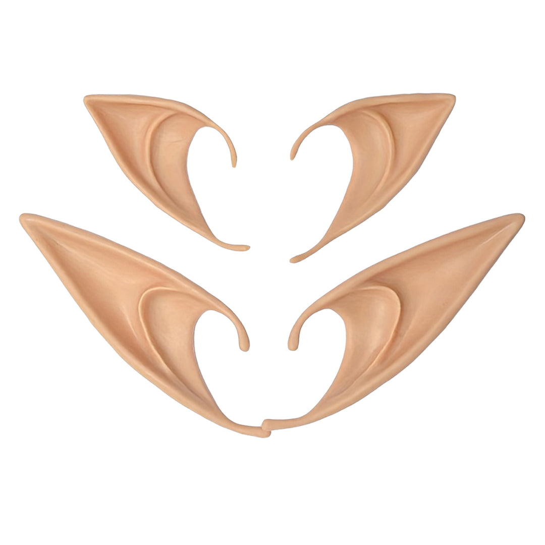 Realistic silicone elf ears for sticking on short model