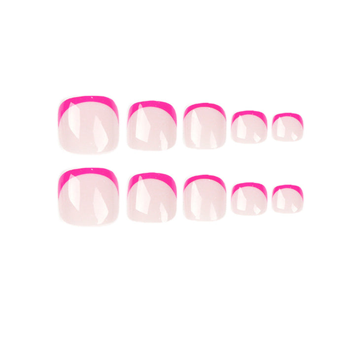 Artful foot nail design with modern color accents Kalsten