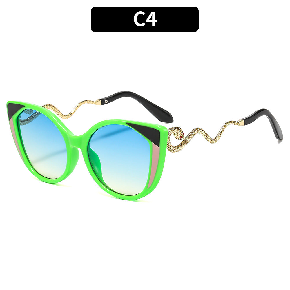 Artistic Cat-Eye Sunglasses