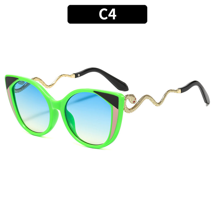 Artistic Cat-Eye Sunglasses
